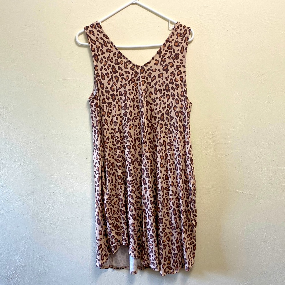 Leopard print dress. Size L from Maurice’s